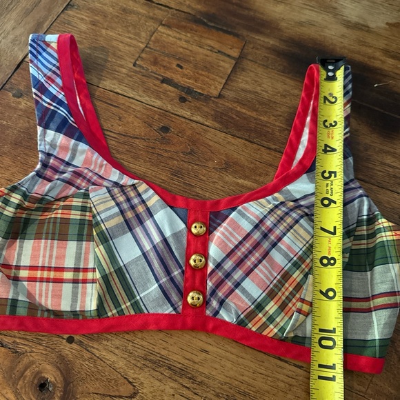 Vintage cotton tank bra top- size small - Picture 6 of 6